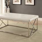 MILA BENCH WHITE CM-BN6914WH